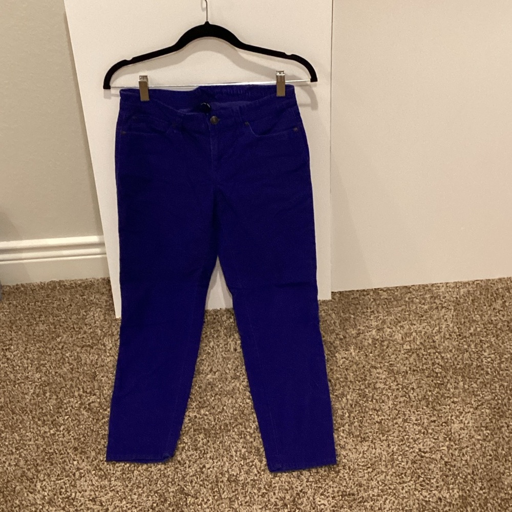 GAP Women's Skinny Pants - Vibrant Blue